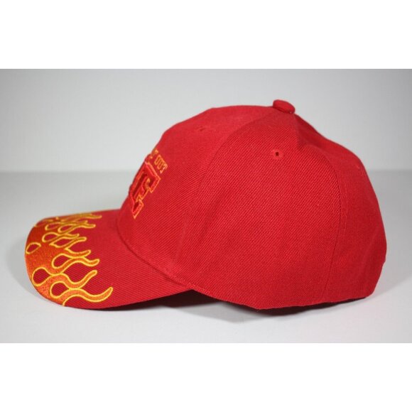 First In Last Out Fire Flame Embroidered Adjustable Hat L530 - Picture 4 of 6
